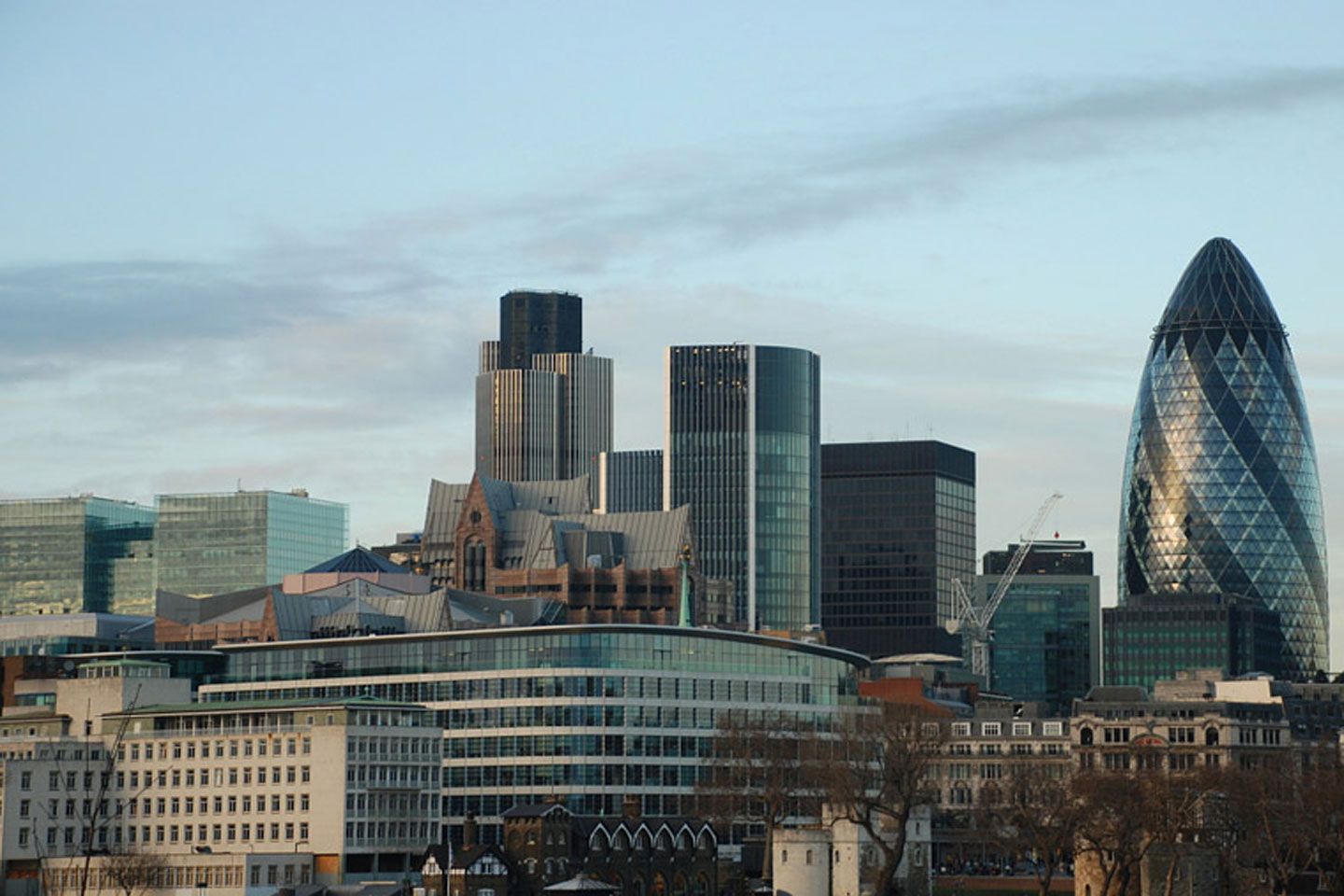 london - old town and financial district - artchitectours